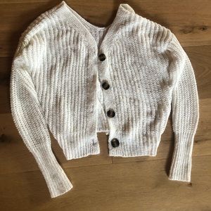 White womens sweater